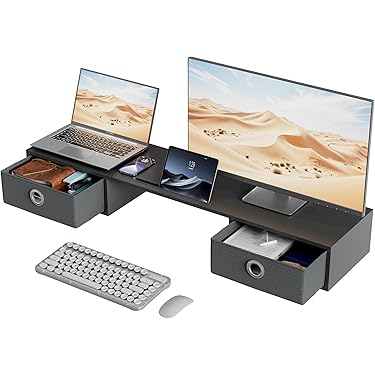 【新品】パソコンスタンド ブラック PCラックデスクトップラック 高さ調整可能 plusnao CPUスタンド デスクトップPCラック キャスター付き CPU
